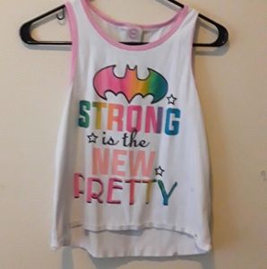 D.C. comics tank top girls L 10-12